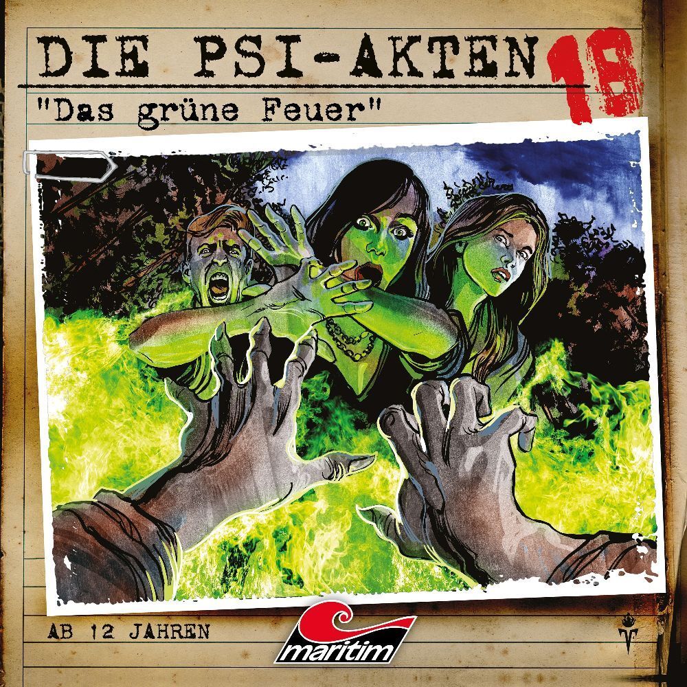 Die PSI-Akten - Das grüne Feuer,1 Audio-CD