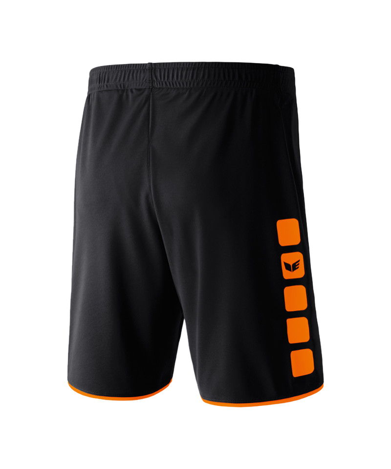 Erima 5-Cubes Short Kids Schwarz Orange