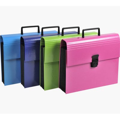 Exacompta Iderama - Classeur ménager (valisette trieur) 12 onglets - disponible dans différentes couleurs