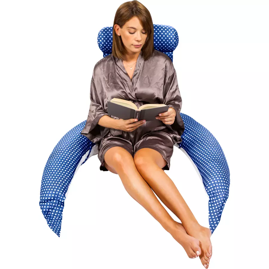 KOALA BABYCARE® Still- und Schwangerschaftskissen 8in1 blau