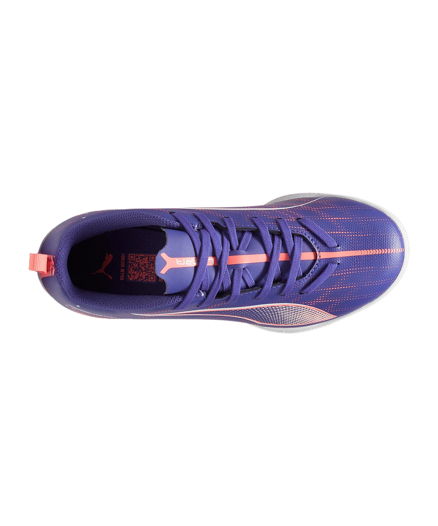 PUMA ULTRA 5 Play IN Formula Jr Kids Lila Weiss F01