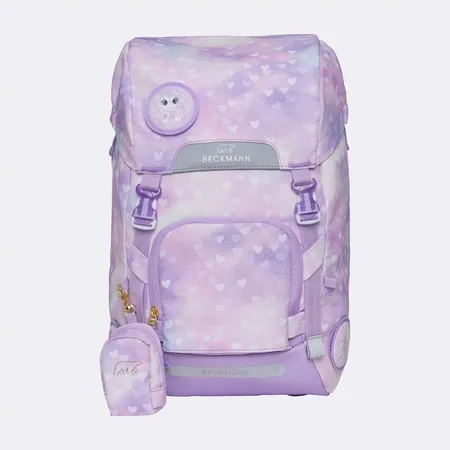 Beckmann Schulrucksack-Set Classic Maxi Set, Unicorn Princess Purple