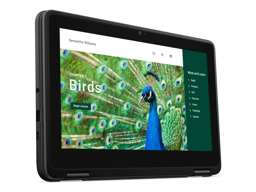 Dell Chromebook 3120 (2024) - Intel N-series - N100 / op til 3.4 GHz - Chrome OS - UHD Graphics - 8 GB RAM - 64 GB eMMC - 11.6