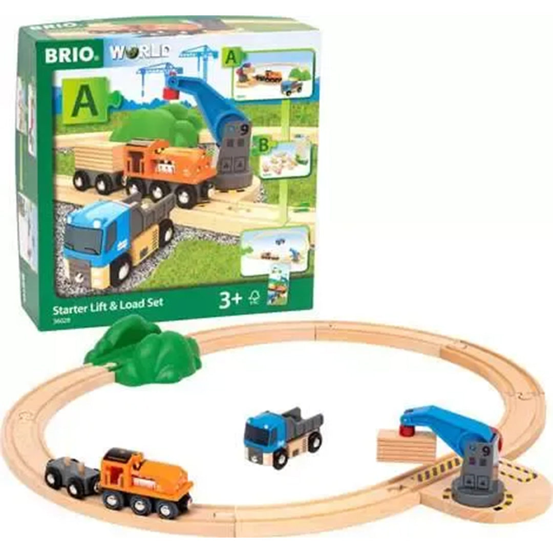 brio treinbaan heffen en laden - 14-delig