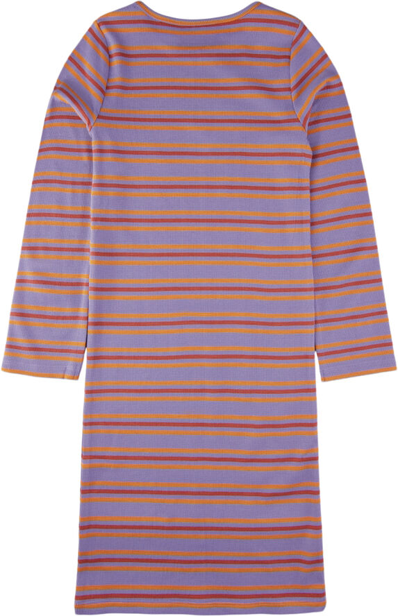 Soft Gallery SGBELLA YD STRIPE L_S DRESS HL Violet tulip