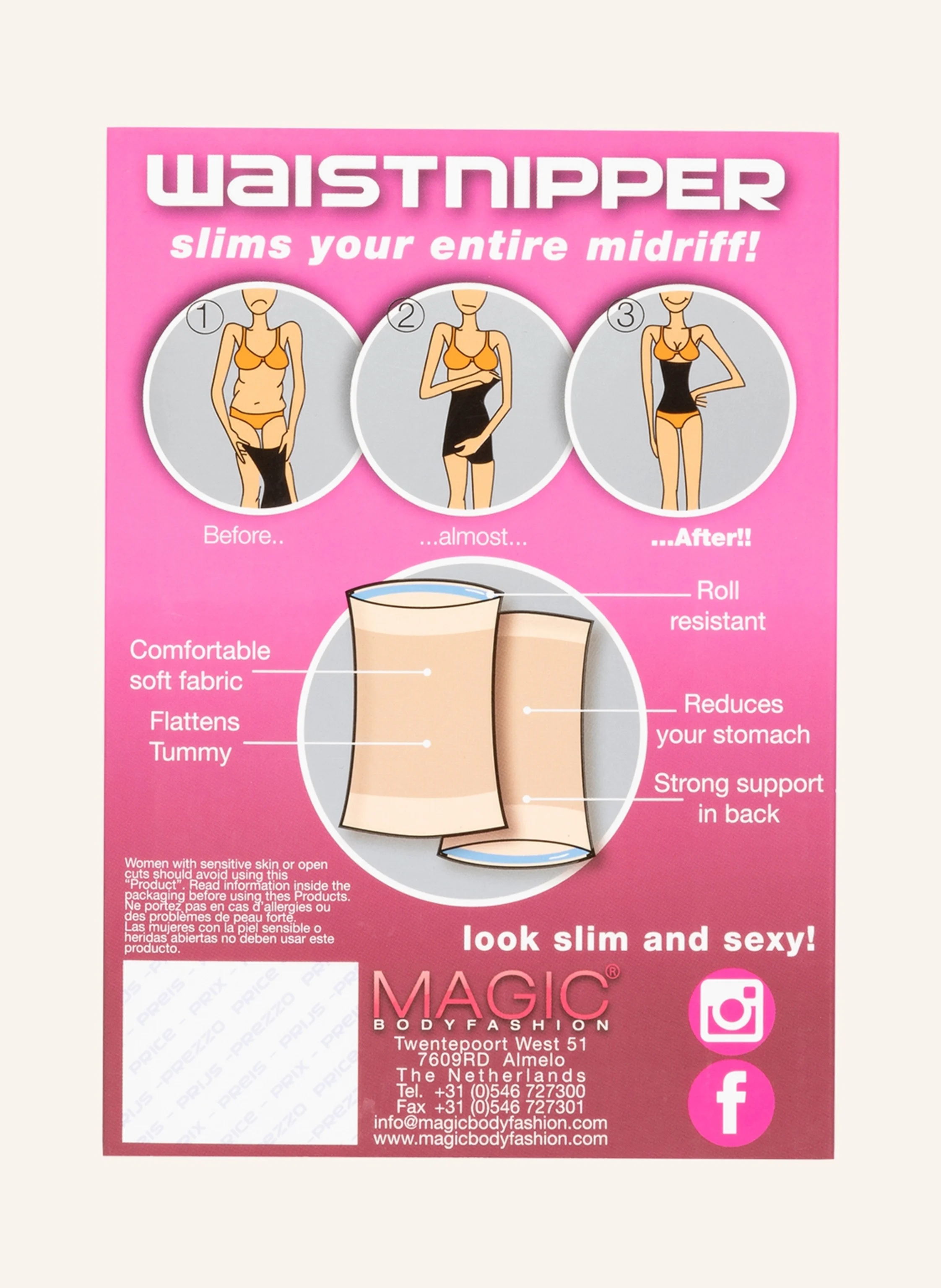MAGIC Bodyfashion Shape-Taillenband WAISTNIPPER