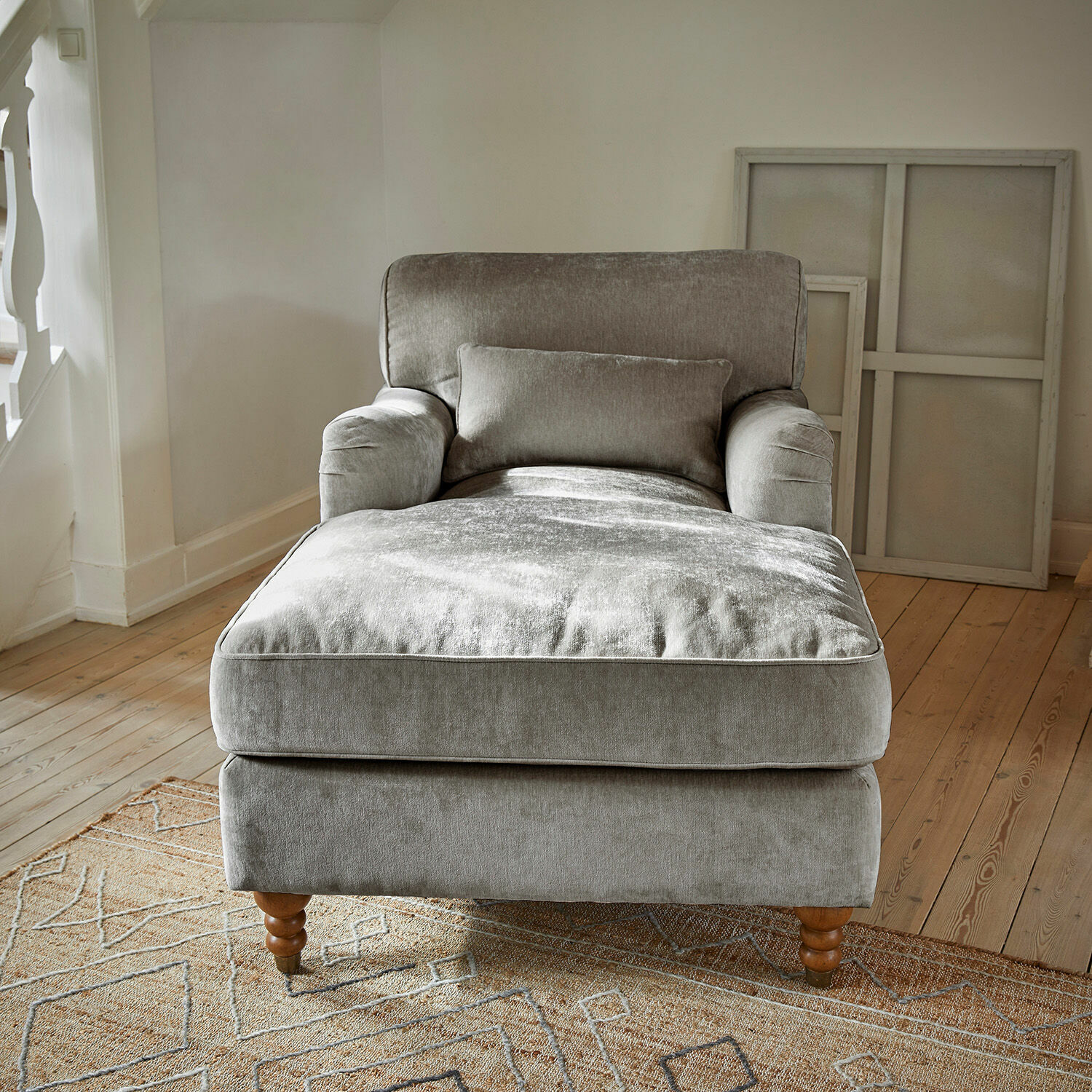 Chaiselongue Isa grau