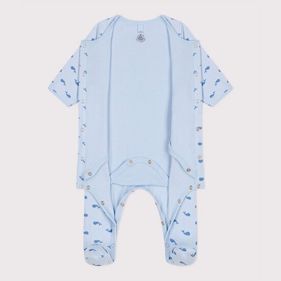 Bodyjama en tubique baleine   de               Petit Bateau