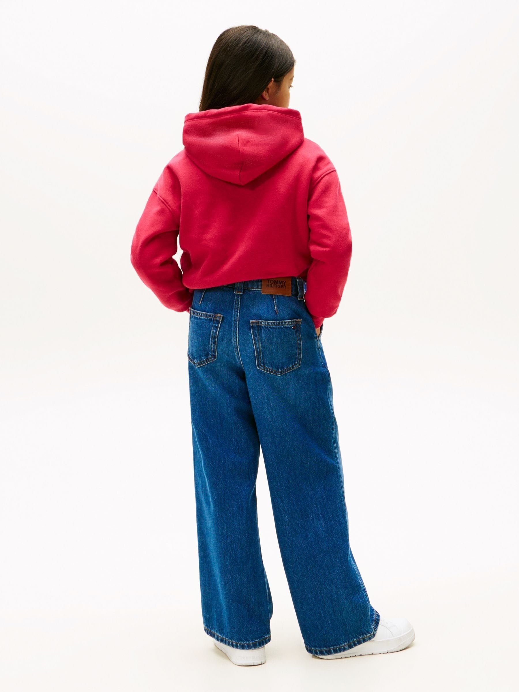 Tommy Hilfiger Mabel High Rise Pleated Wide Leg Jeans
