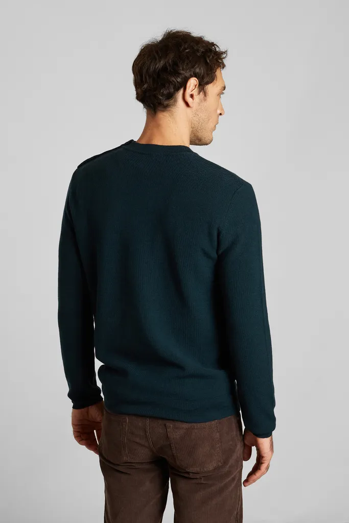 Pull marin en laine mérinos extrafine L'Exception Paris