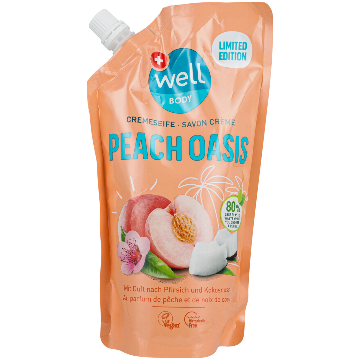 well Seife Peach Oasis Refill