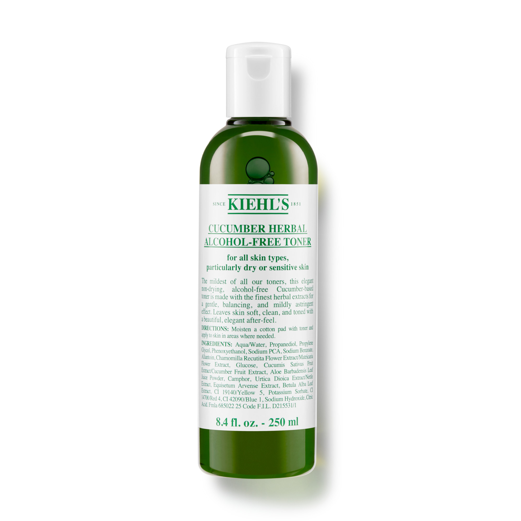 Kiehl's Cucumber Herbal Toner Alcohol-Free Fl 250 ml