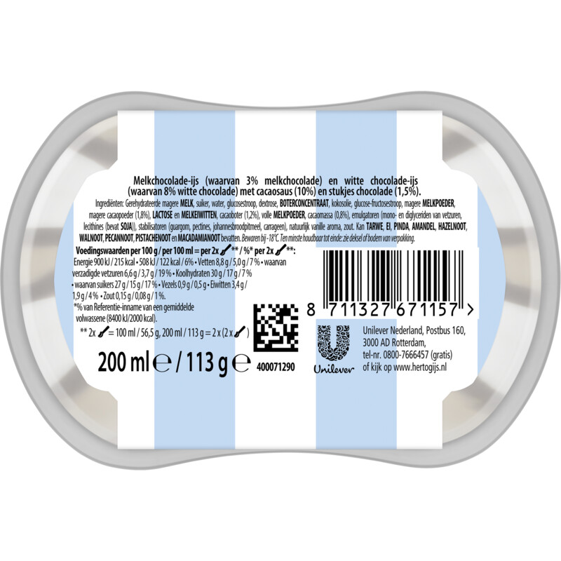 Hertog Ijssalon mini drie chocolades