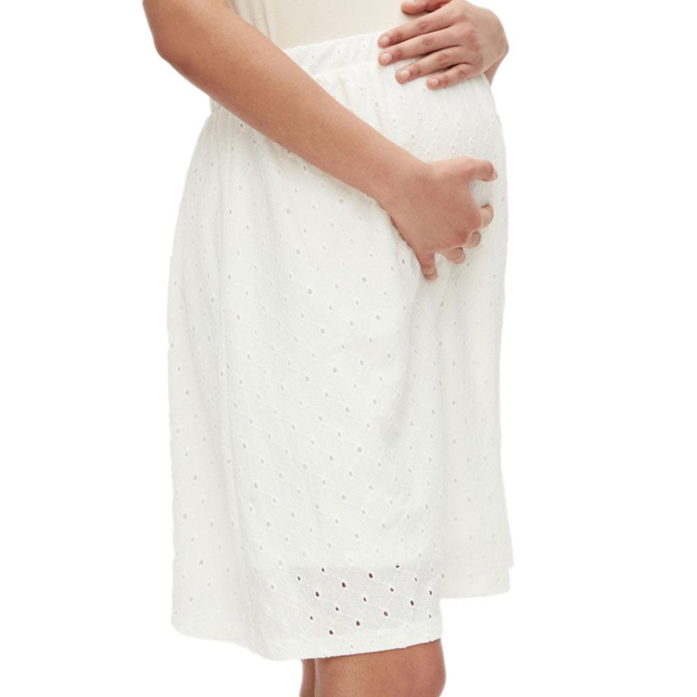 Mamalicious Jupe de Grossesse Blanche Femme Mamalicious 20015676