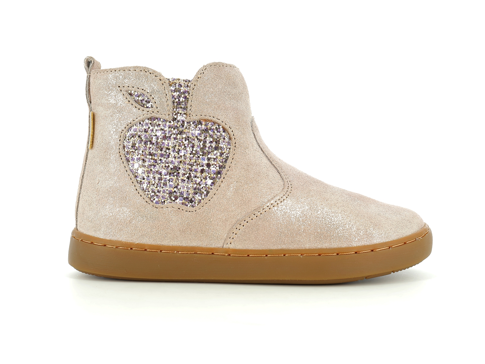 Shoopom-BOUBA NEW APPLE Cuir Platine