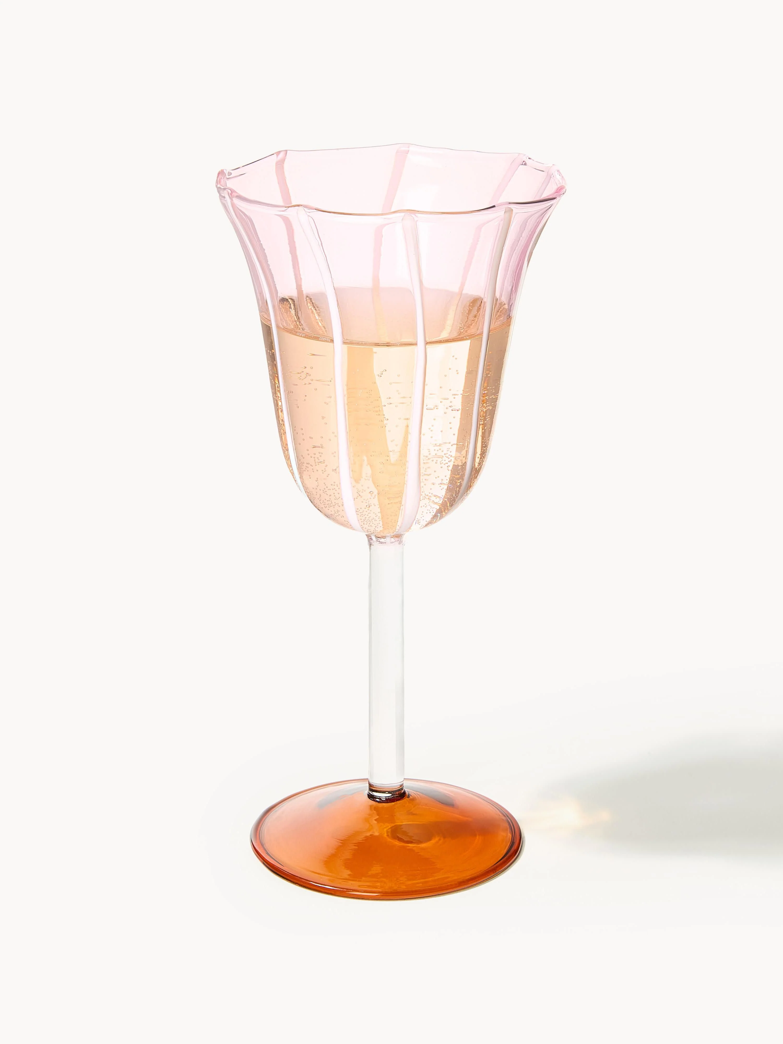 Handgemaakte wijnglazen Eve van borosilicaatglas, 2 stuks
