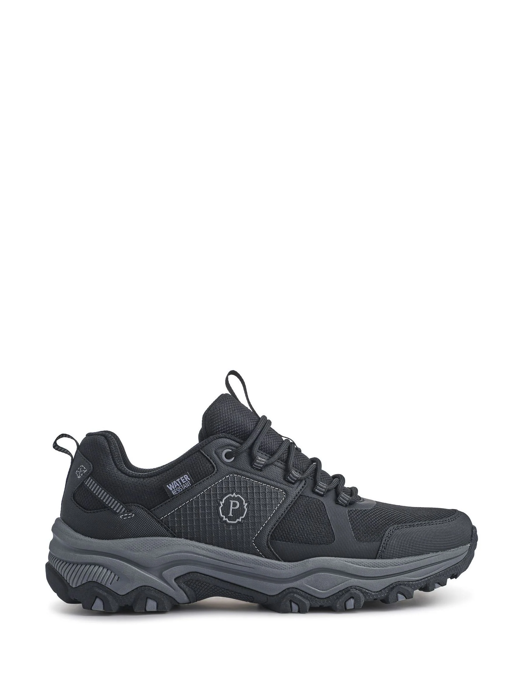 Zwart - Pavers Wide-Fit Rugged Water-Resistant Walking Shoes