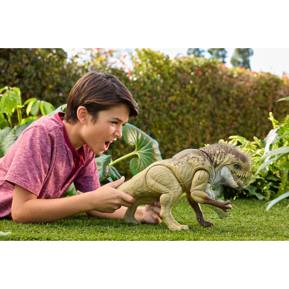Jurassic World Rebirth Rumble 'N Rampage Distortus rex actiefiguur