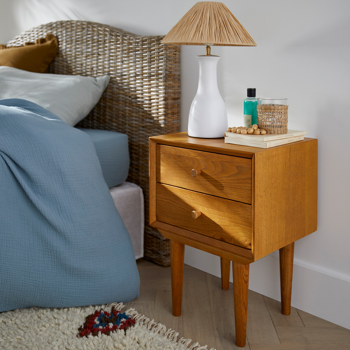 LA REDOUTE INTERIEURS<br>Mesinha de cabeceira vintage, Quilda