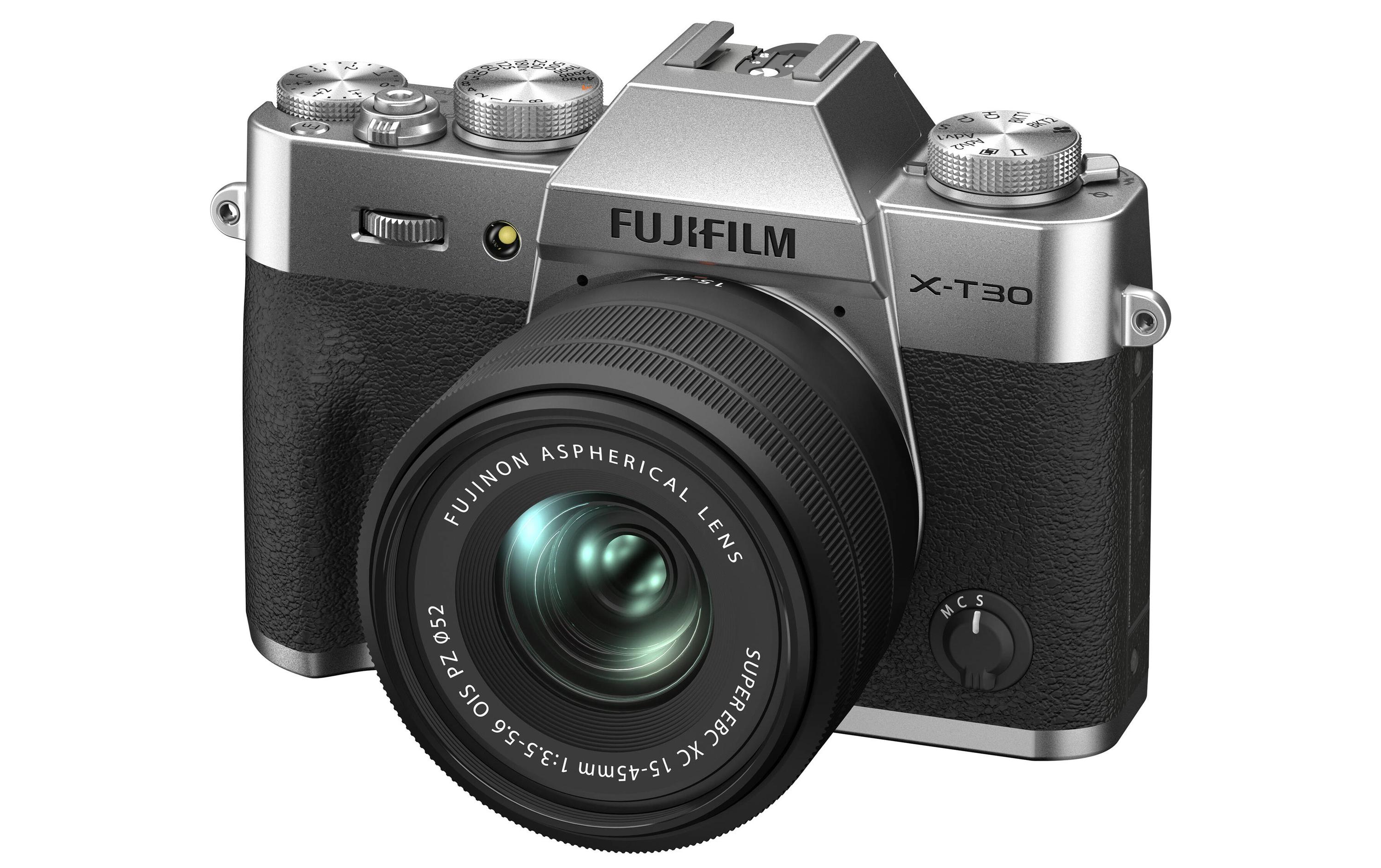 Fotokamera X-T30 II Kit 15-45 Silber/Schwarz<br>Bedienerfreundliche Systemkamera mit APS-C-Sensor