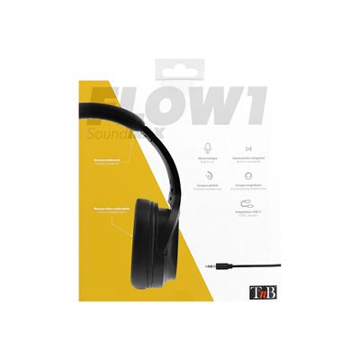 T'nB FLOW - casque sans fil avec micro - noir