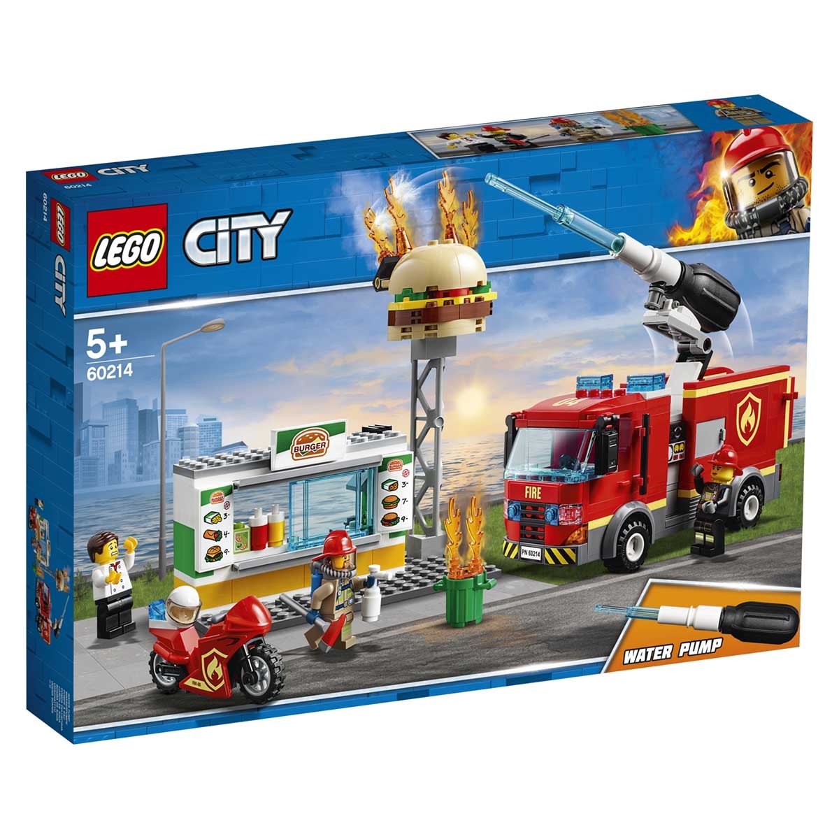 LEGO City Burger Bar Fire Rescue: 60214: 60214