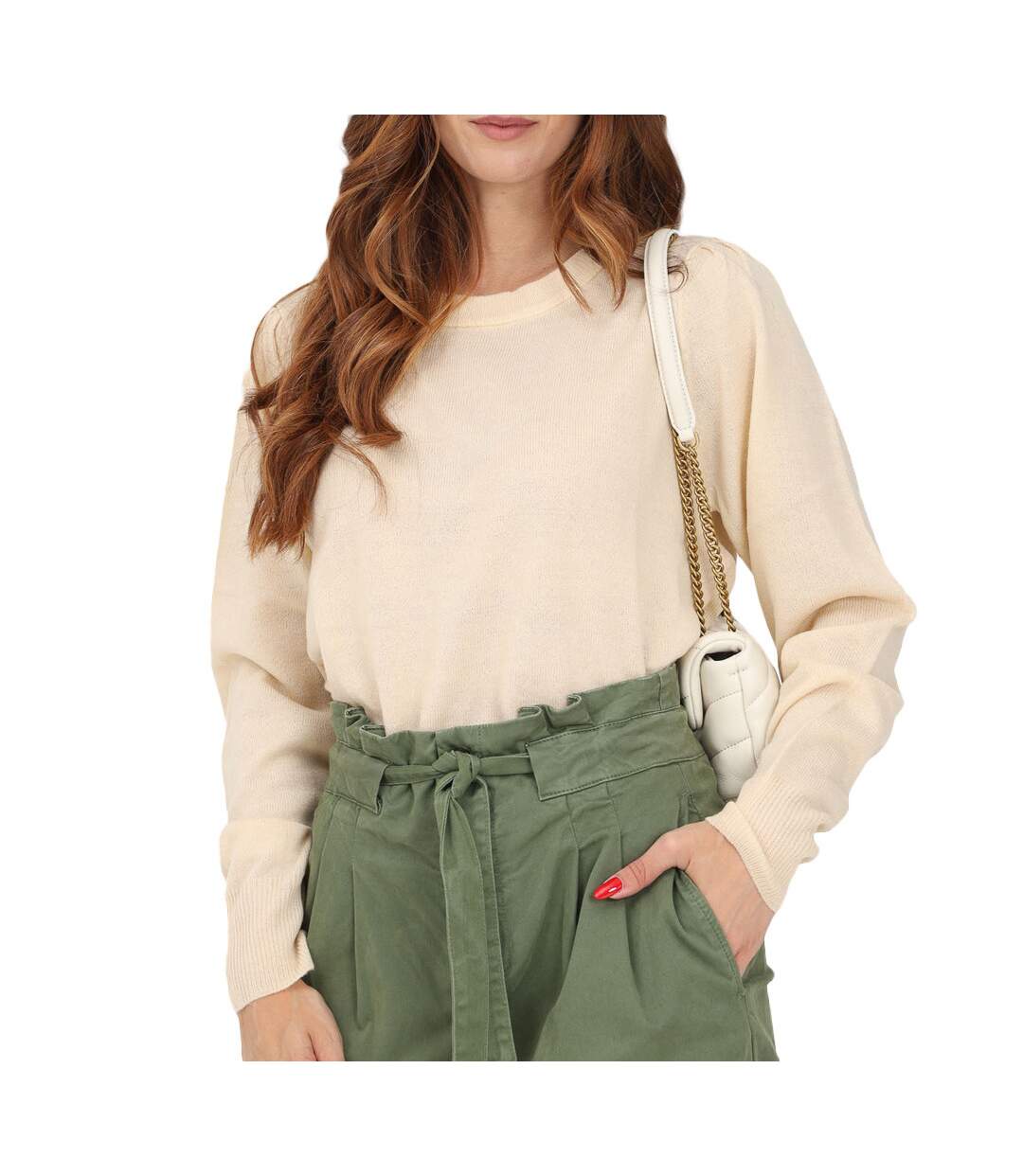 Pull Beige Femme JDY Laura Knt
