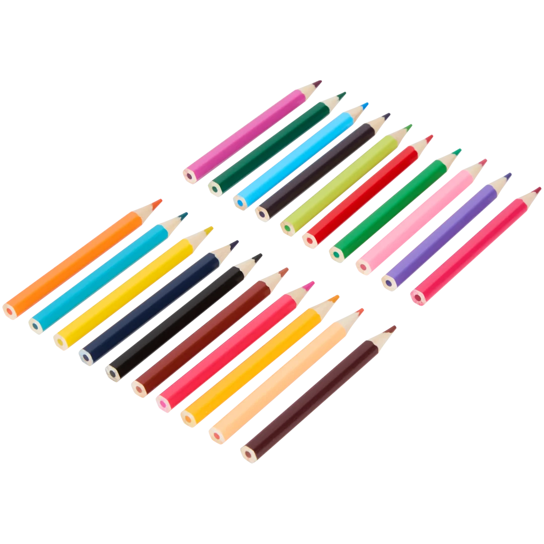 Crayons de couleur pour enfant avec taille-crayon