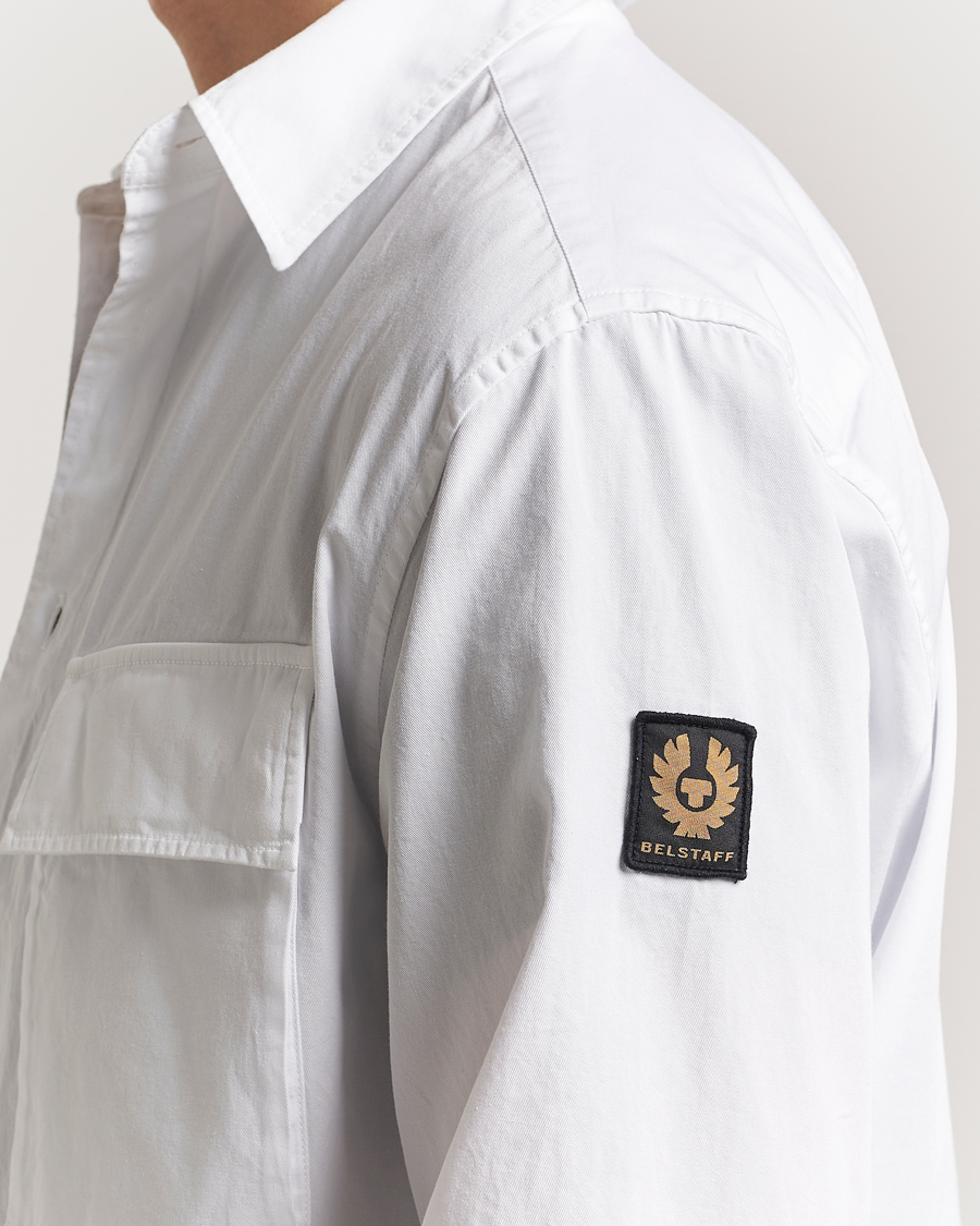 Belstaff Scale Cotton Pocket Shirt White
