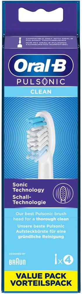 ORAL-B Aufsteckbürsten<br>4 Stück, Pulsonic Clean