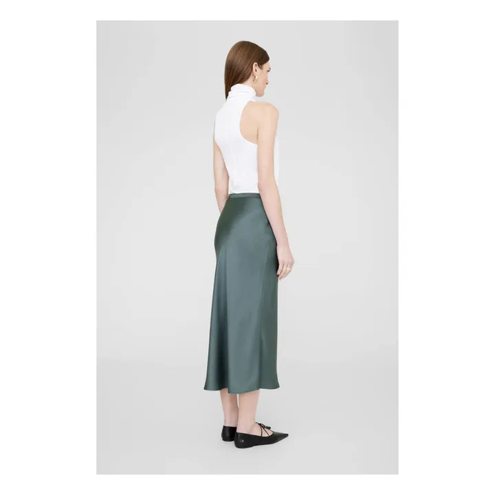 Anine Bing Jupe Bar Soie | Vert