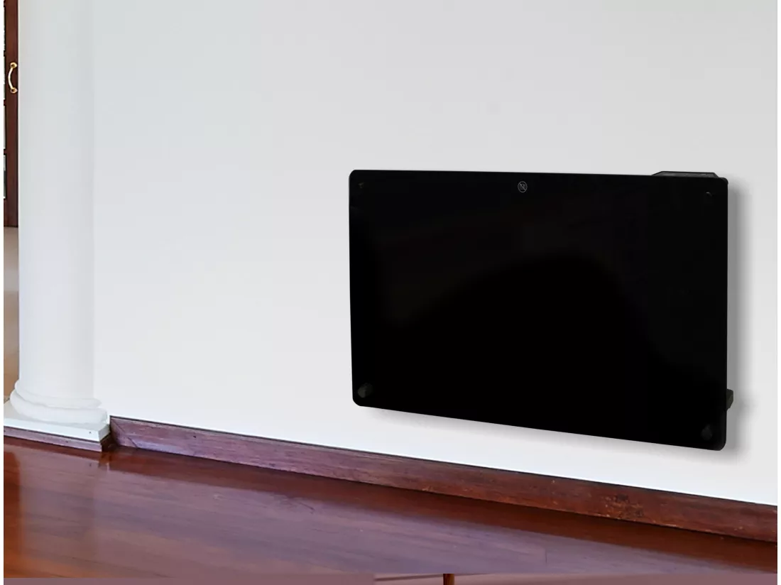 Radiateur avec panneau en verre et commande WiFi App