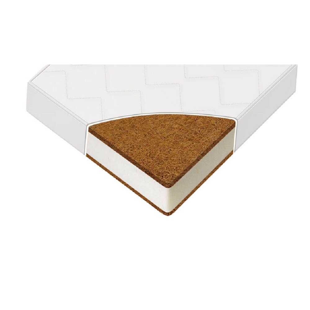 Lorelli Matratze Eco Tex 120 x 60 cm antiallergisch Bezug waschbar Schaumstoff weiß