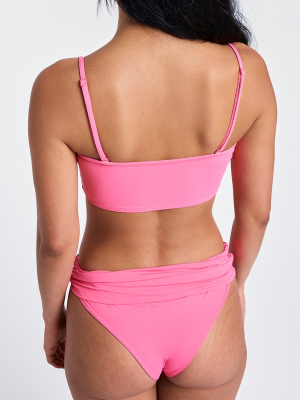 Roxy X Juicy Couture Bas de bikini culotte brésilienne Rose Femme
