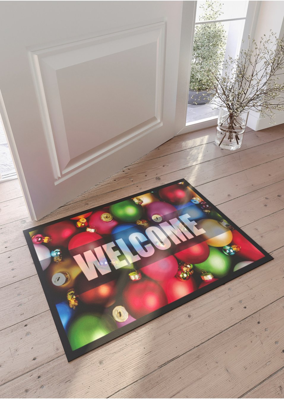 Tapis de protection avec inscription