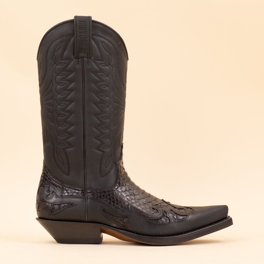 Mayura Boots cowboylaarzen 1935-C Mex Negro Python
