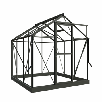 Royal Well Mary I kweekkas aluminium groengrijs 4,71 m²