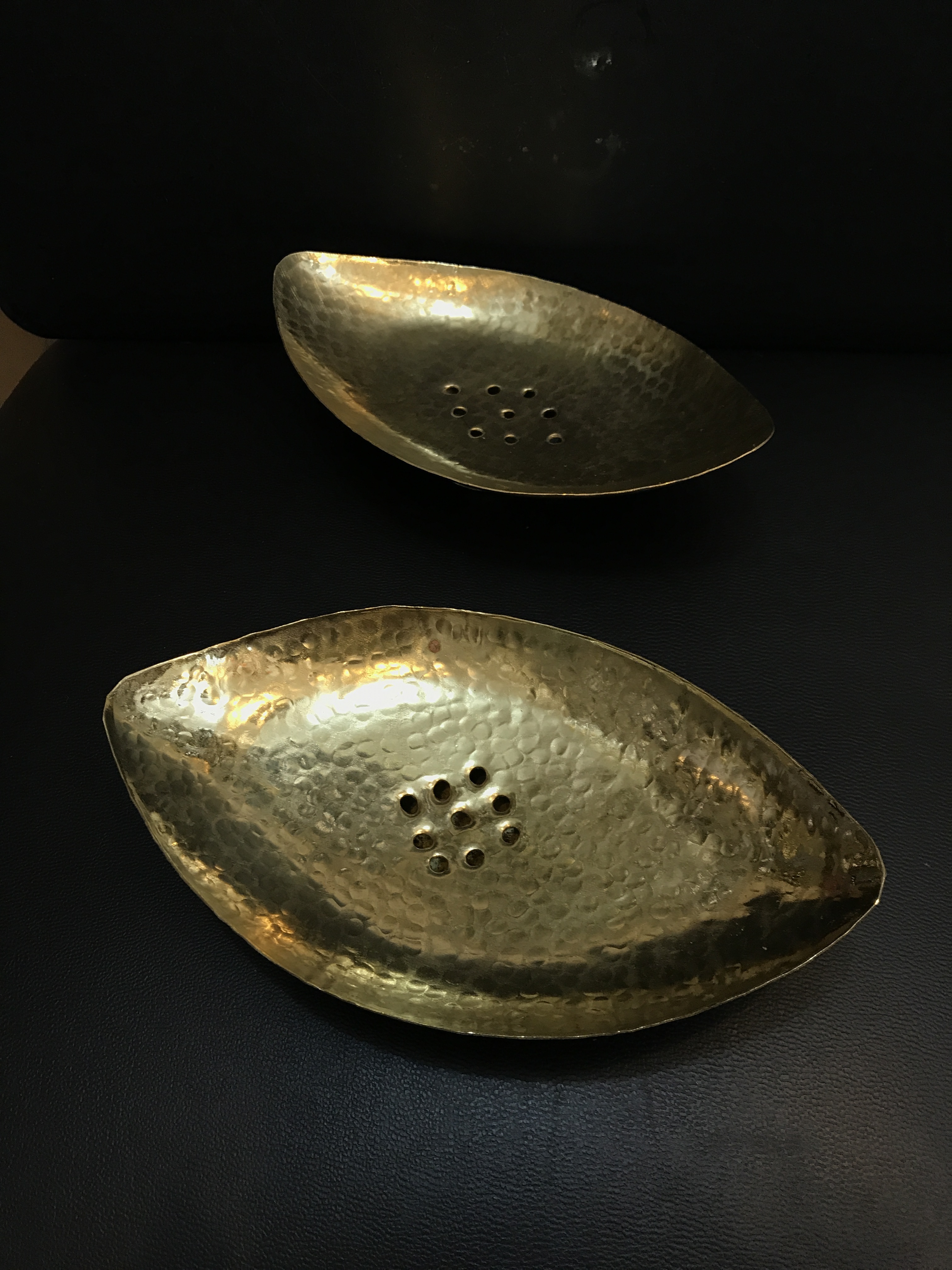 Seifenschale 'Fisch', gold, B 14 cm, B 8 cm, H 3 cm von fischer's lagerhaus