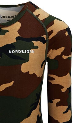 Nordbjørn Verbier Undertøy Bamboo, Camo Classic