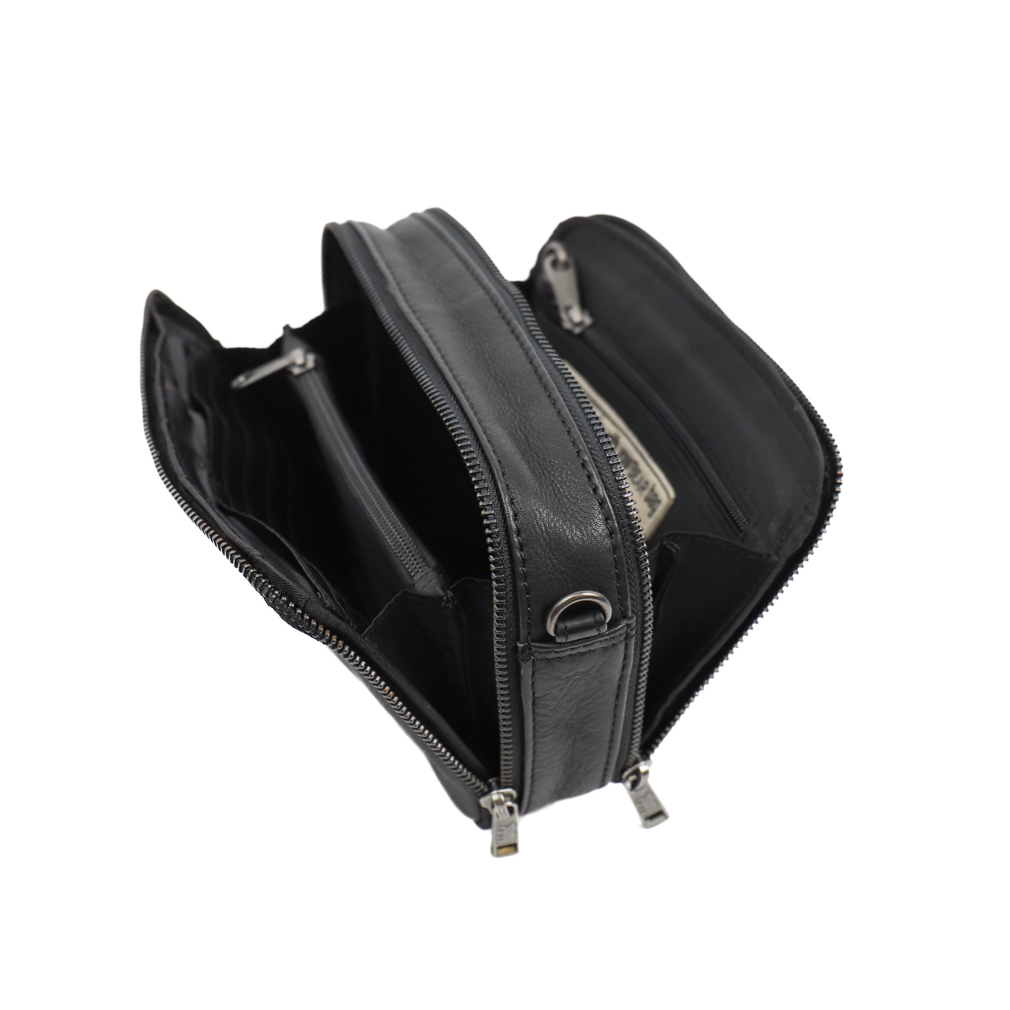 Crossbodytas/Schoudertas 'Eleonora' zwart BLACK