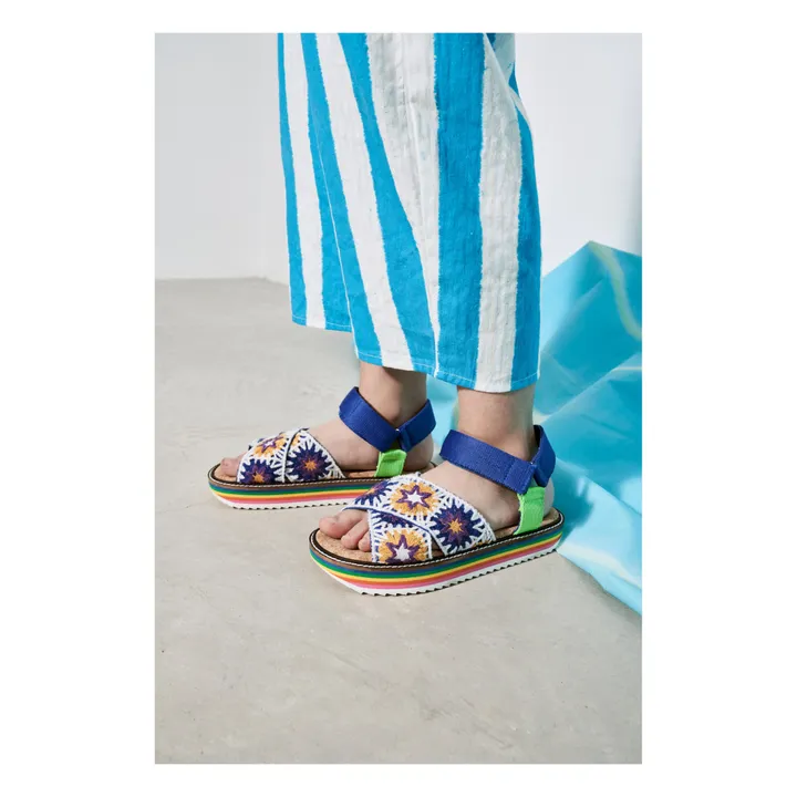 Maison Mangostan Sandales Guapuru | Bleu