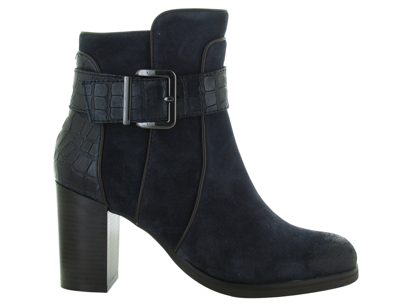 Regarde le ciel-ADRIA -33 Nubuck Velours Marine