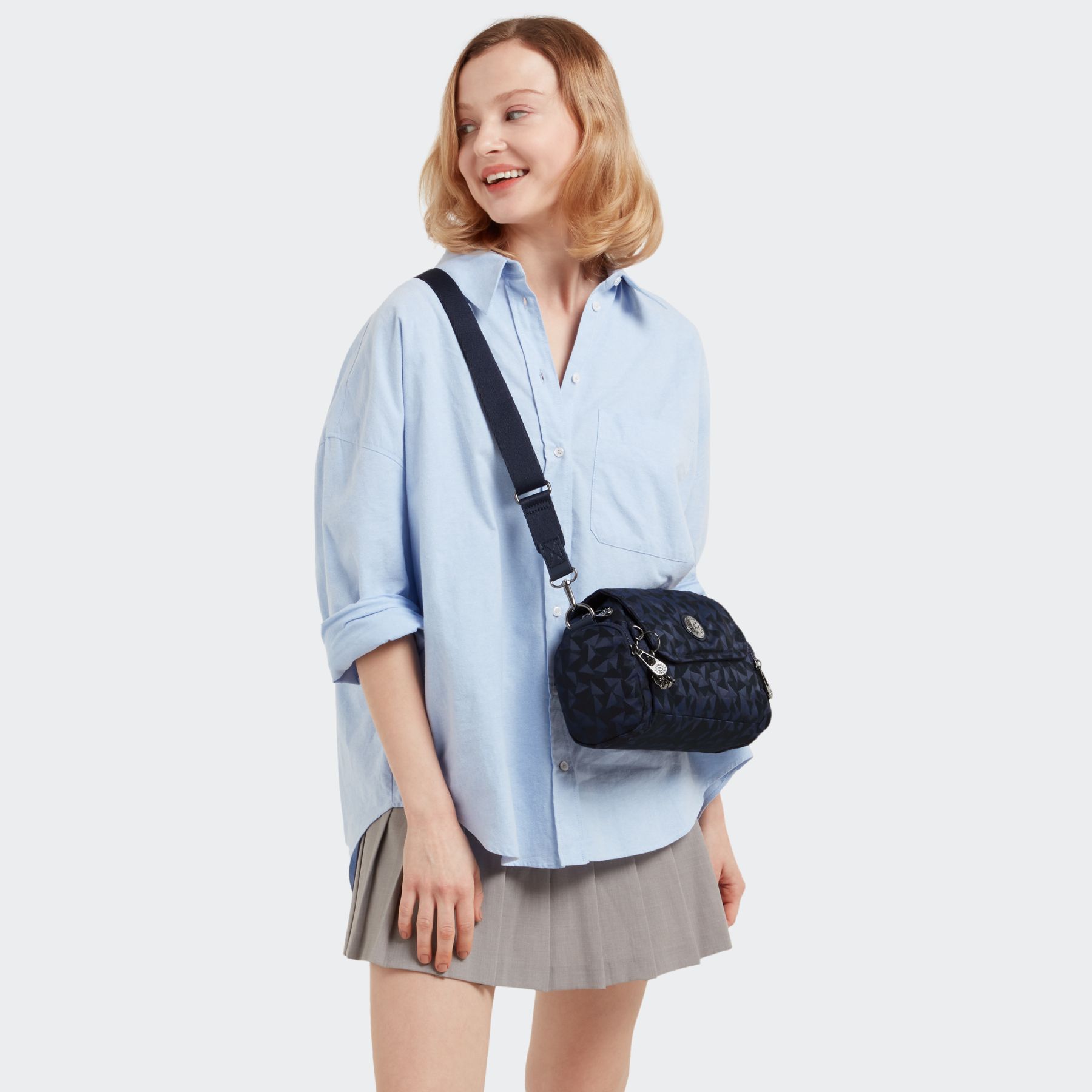 DANITA Small crossbody - Endless Navy Jacquard