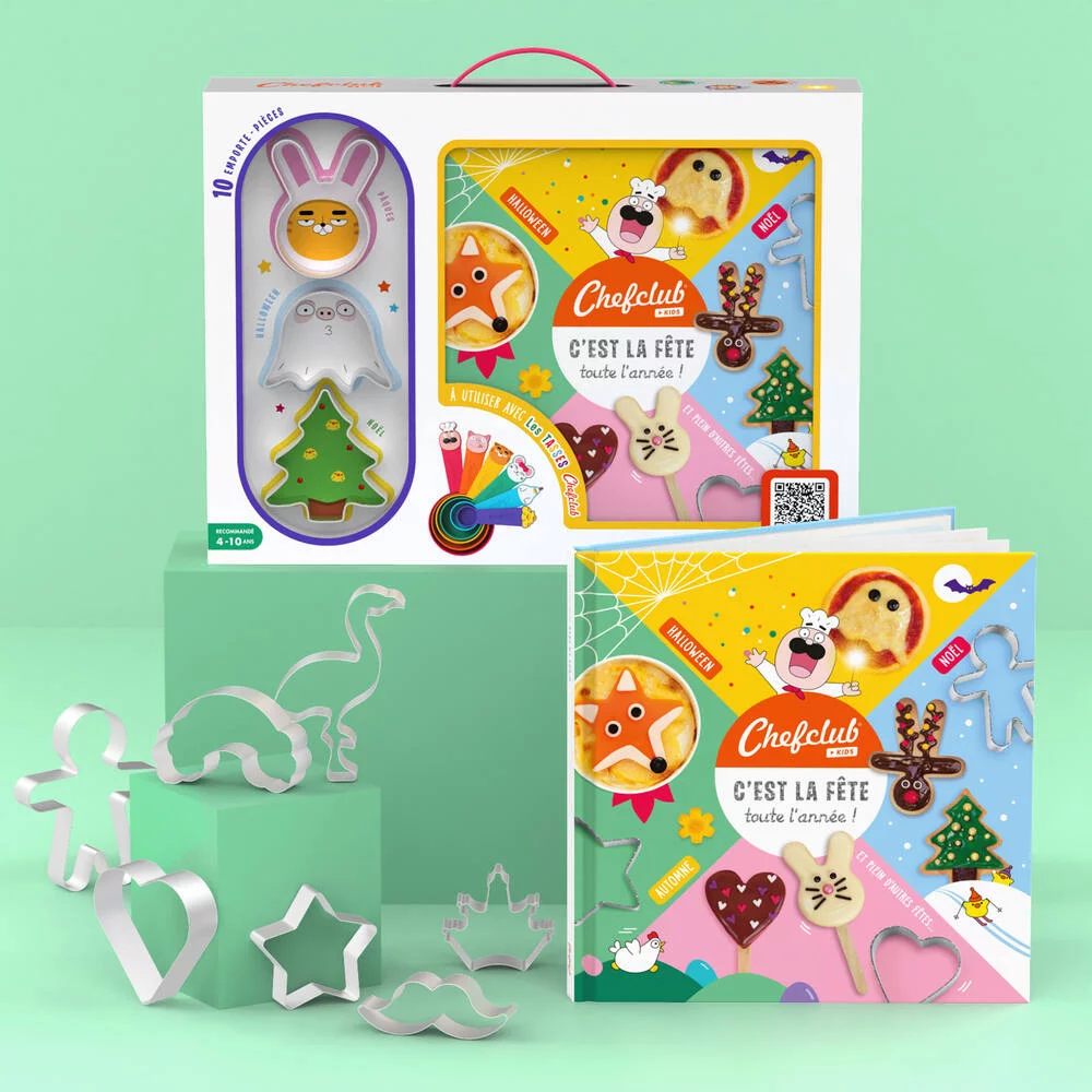 CHEFCLUB -COFFRET KIDS C'EST LA FETE TOUTE