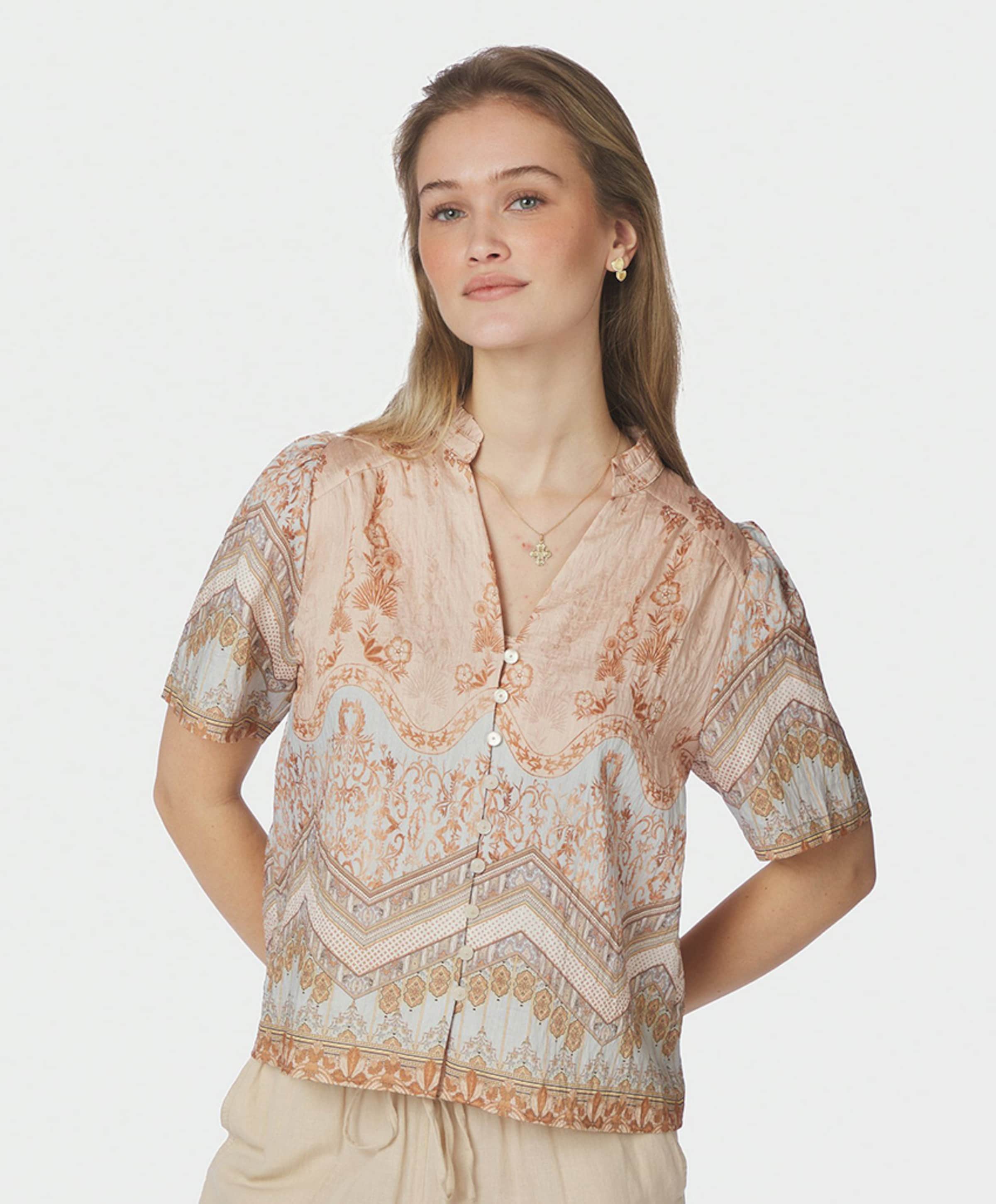 Neo Noir Dames blouse oranje