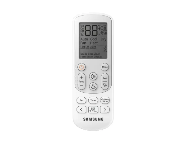 [OUTLET] - Samsung AR09TXFYAWKNEU, Air conditioner indoor unit, White, Cooling, Dehumidifying, Heating, LED, 24 h, R32