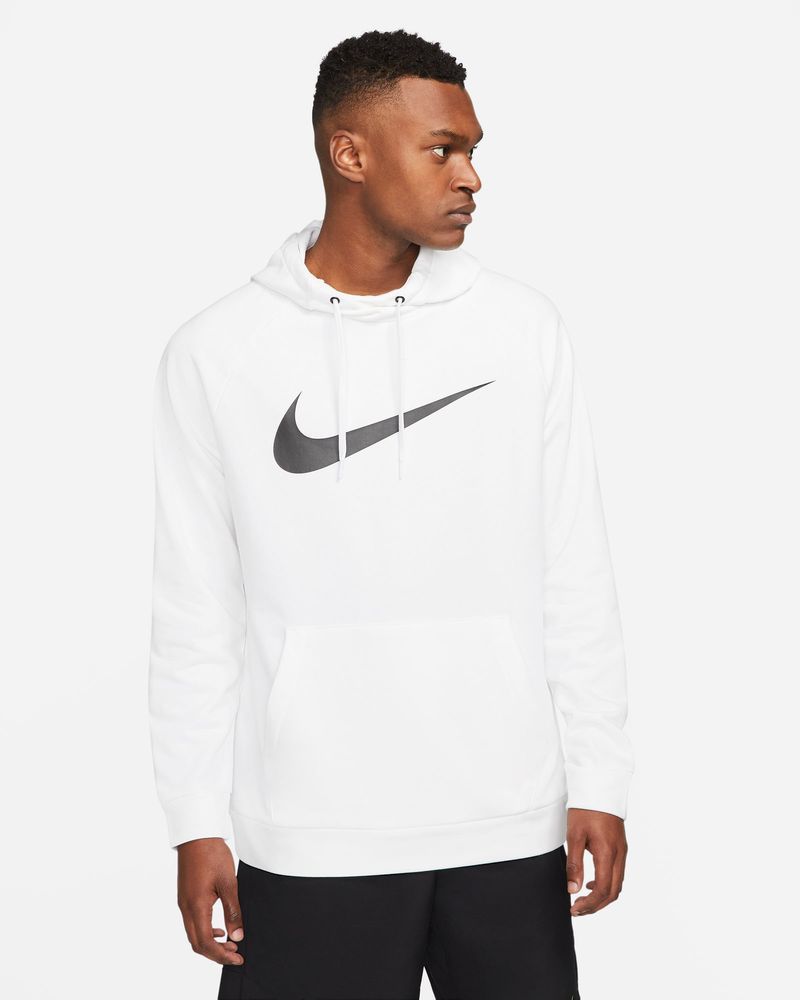 Sweat à capuche de training Nike Dry Blanc pour homme