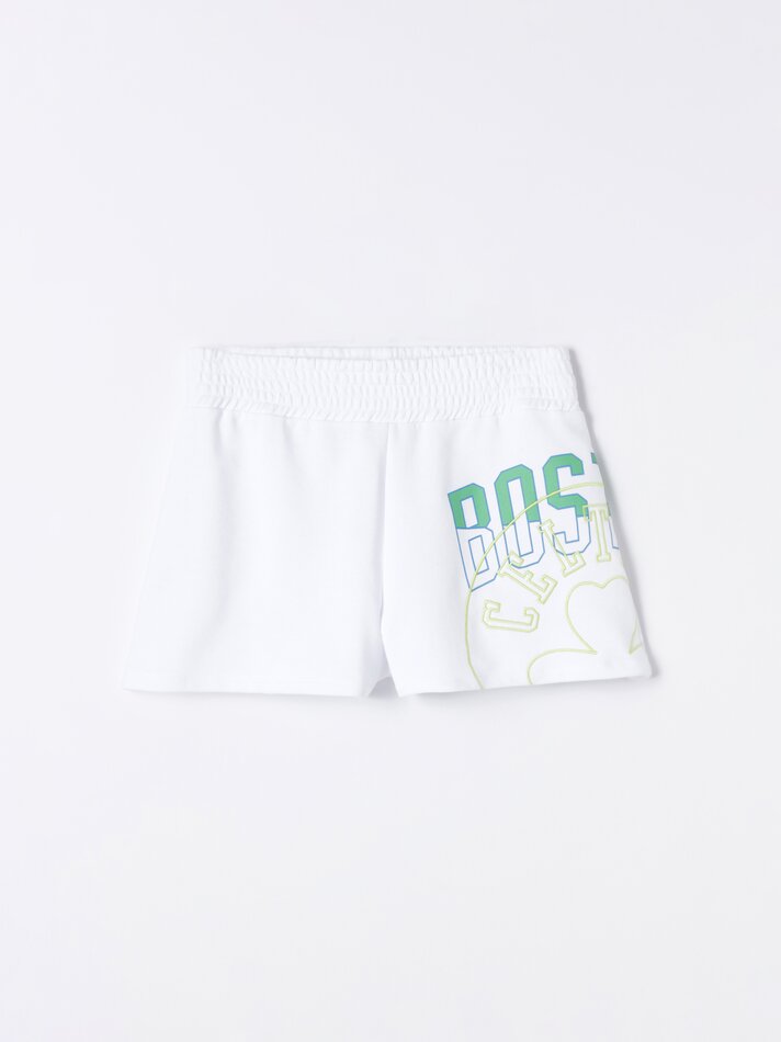 Calção branco do Boston Celtics da NBA
