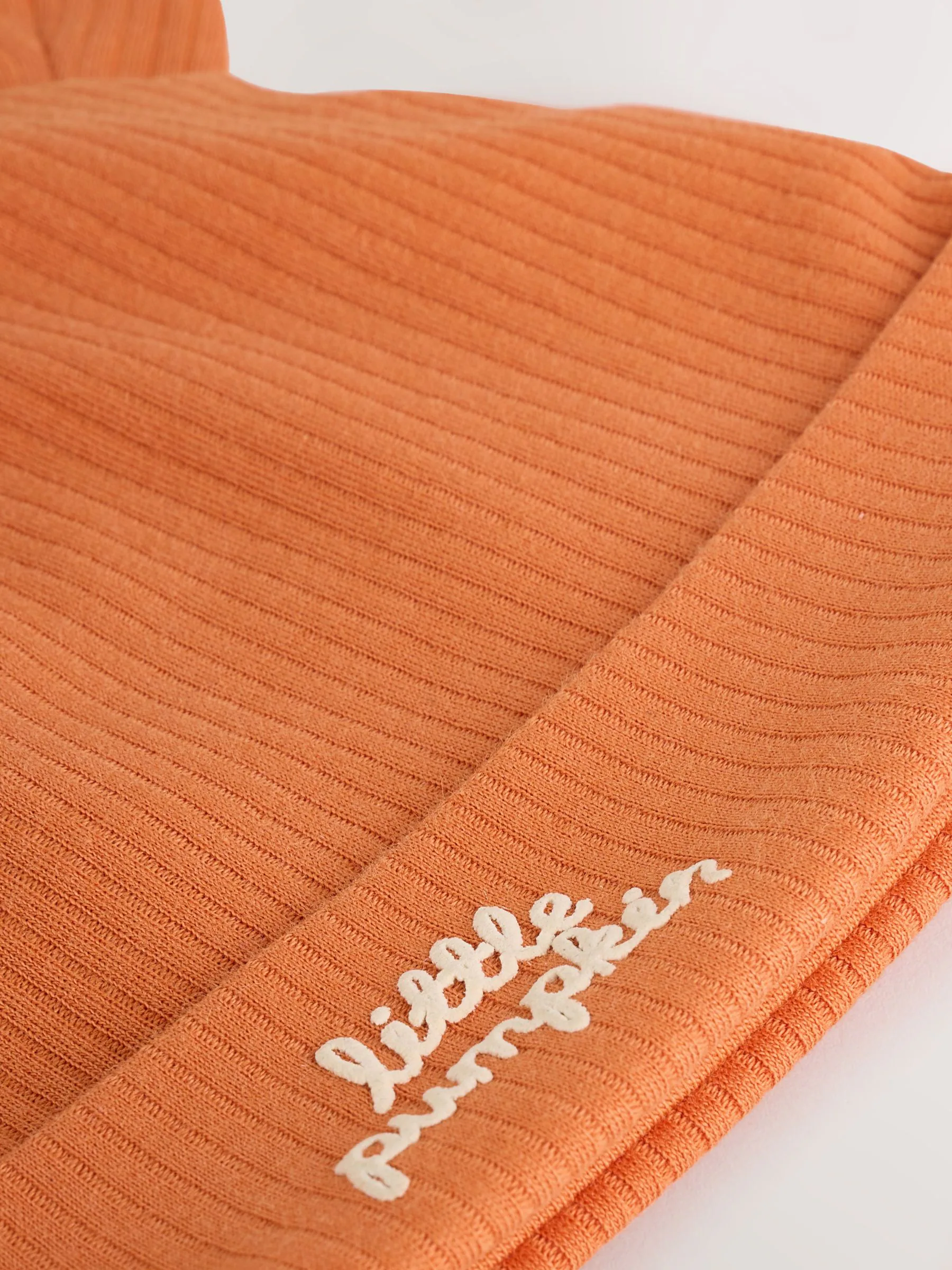 Oranje - Baby bodysuit met Lange mouwen en mutsje voor Halloween Set