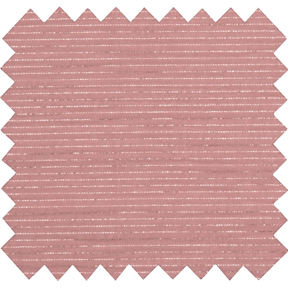 Tissu Gaze Lurex Rose